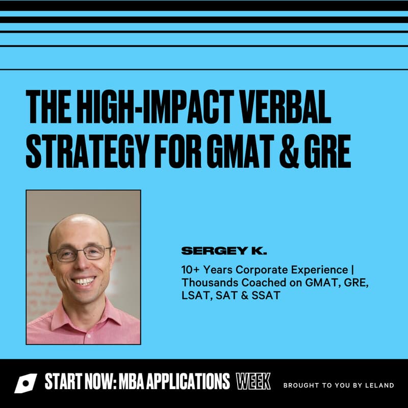 Cover Image for The High-Impact Verbal Strategy for GMAT & GRE