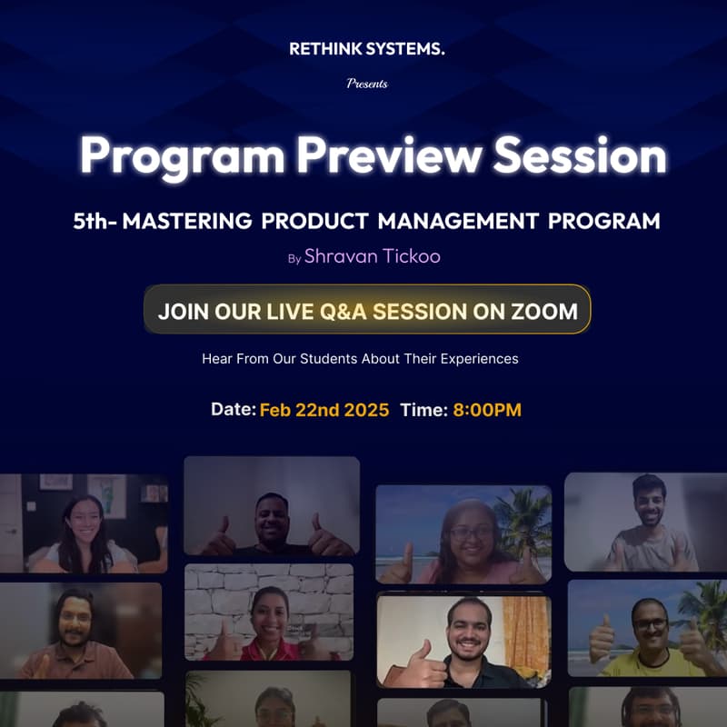 Cover Image for Live with Shravan Tickoo: 5th Live Program Preview Session
