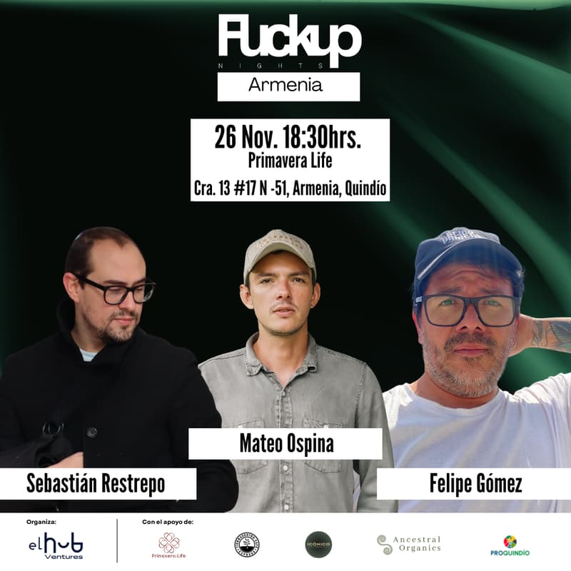 Cover Image for Fuckup Nights Armenia // Vol. IV: Rompiendo esquemas & transformando dinámicas