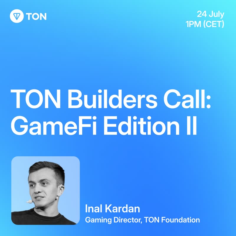 Cover Image for TON Builders Call: Games, Gifts & Stickers Market!