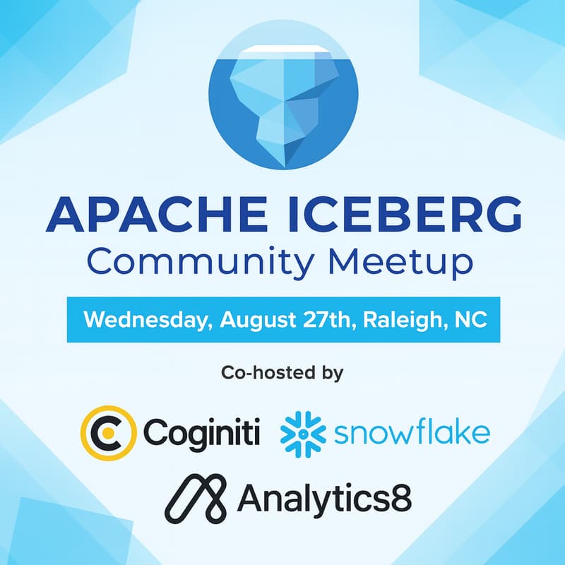 Cover Image for Apache Iceberg™ Meetup North Carolina