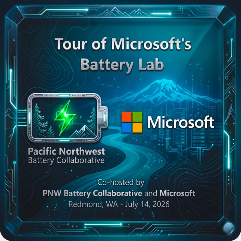 Cover Image for Tour of Microsoft's Battery Lab: PNW Battery Collaborative @ PNW Climate Week