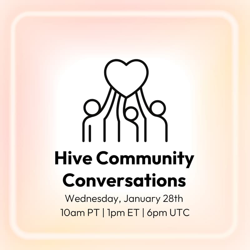 Cover Image for Hive Community Conversations