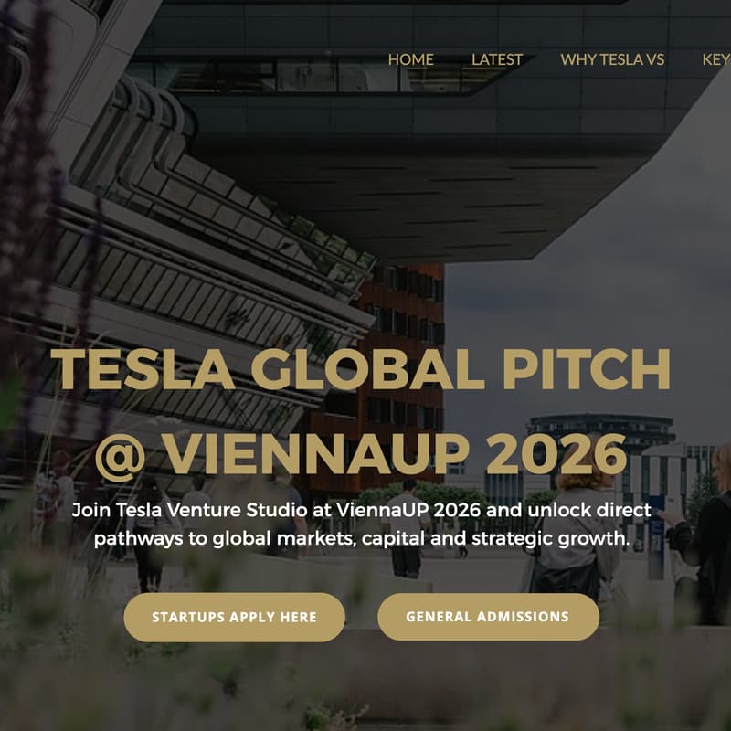 Cover Image for 𝐓𝐄𝐒𝐋𝐀 𝐕𝐒 𝐆𝐥𝐨𝐛𝐚𝐥 𝐏𝐢𝐭𝐜𝐡 @ 𝐕𝐢𝐞𝐧𝐧𝐚𝐔𝐏 𝟐𝟎𝟐𝟔: public viewing & networking