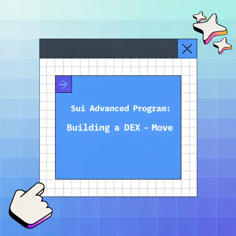Cover Image for Sui Advanced Program: Building a DEX - Move