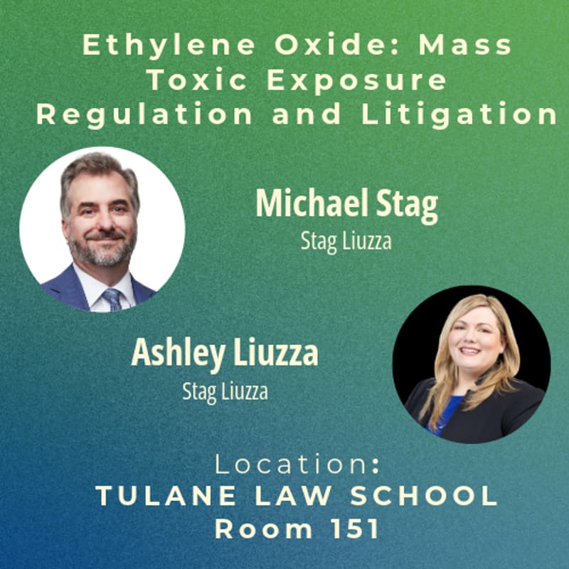 Cover Image for Ethylene Oxide: Mass Toxic Exposure Regulation and Litigation