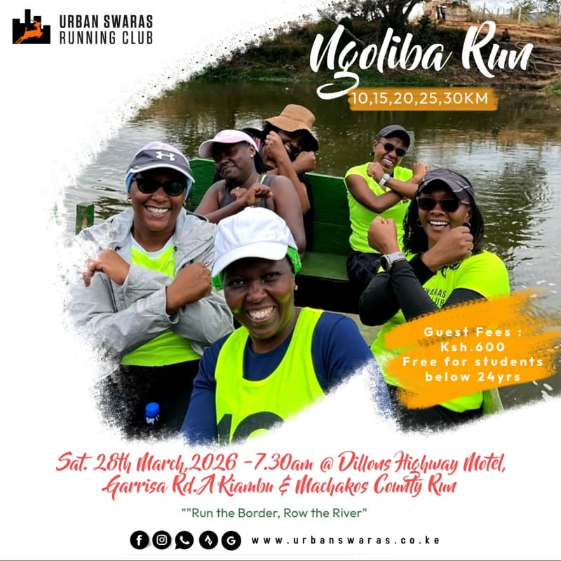 Cover Image for USRC 28th March 2026 Run 845 @ Dillons Highway Motel – Garissa Rd, Ngoliba, Thika.