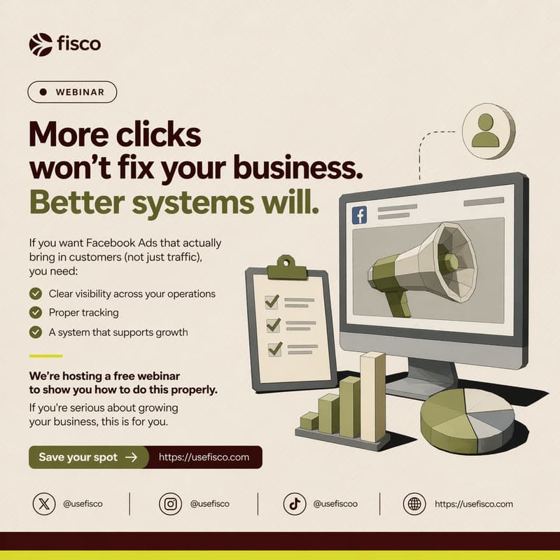 Cover Image for Fisco Webinar: Leverage Facebook Ads to Drive Sales and Conversions