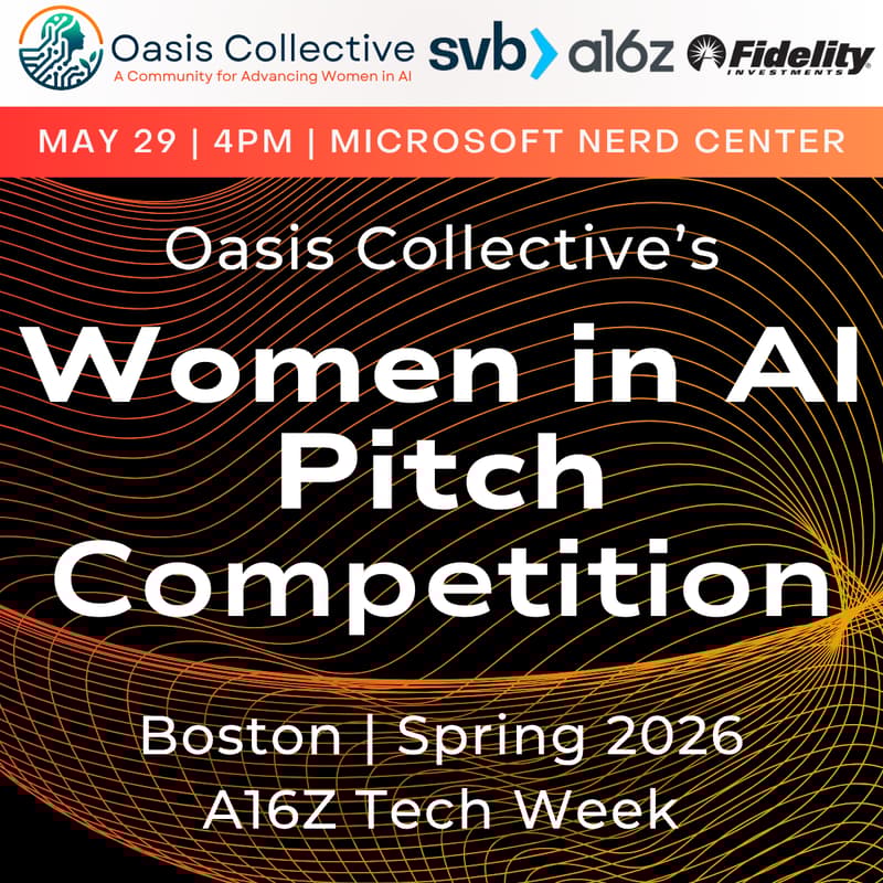Cover Image for The Women in AI Pitch Competition: Boston Spring '26