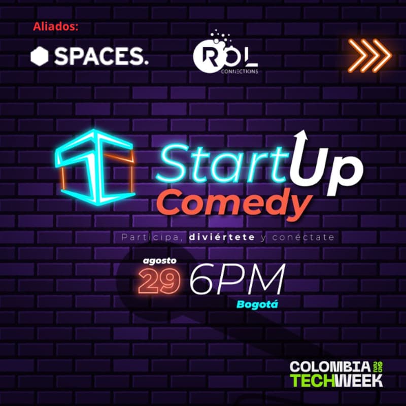 Cover Image for STARTUP COMEDY BOGOTA CTW By Agencia de Emprendimiento SC Punto Digital