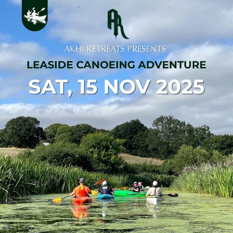 Cover Image for Akhi Retreats Presents: Paddle & Connect – A Brotherhood Canoeing Experience
