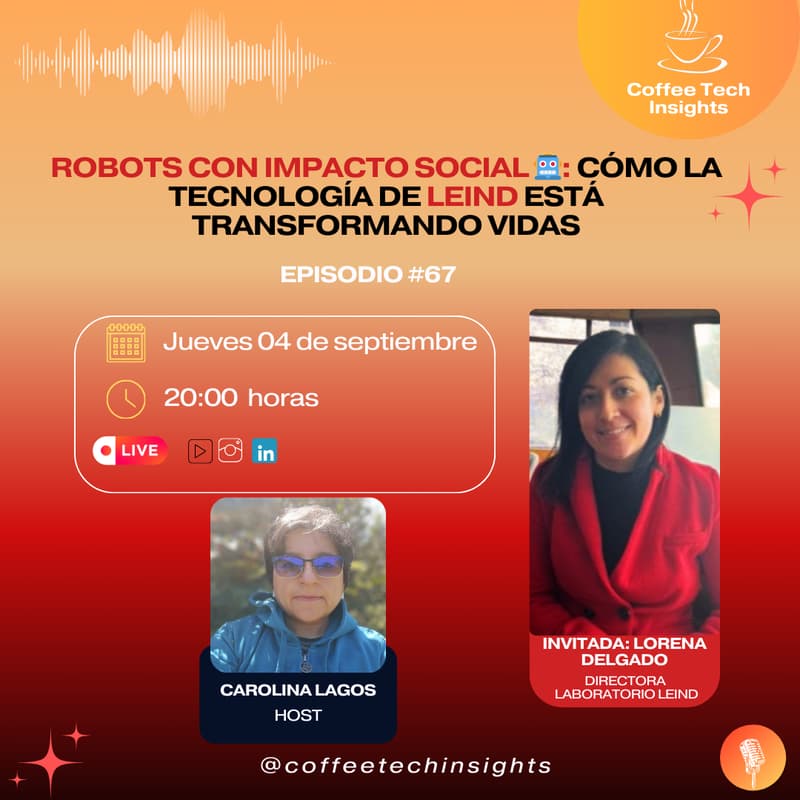 Cover Image for Live Episodio 66 - Robots con impacto social 🤖