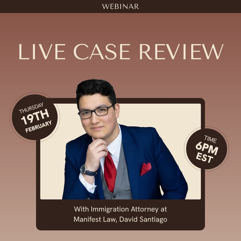 Cover Image for Live Case Review with an Immigration Attorney