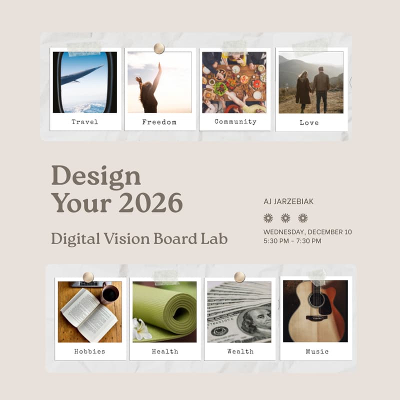 Cover Image for Design Your Year: 2026 Digital Vision Board Lab