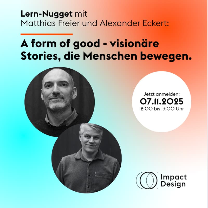 Cover Image for A. Eckert und M. Freier, Rejell Filmproduktion, A form of good - visionäre Stories, die Menschen bewegen.