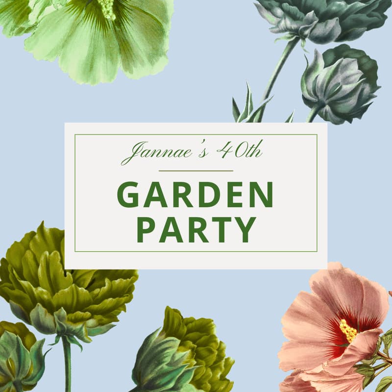 Cover Image for Jannae's 40th Garden Party Celebration
