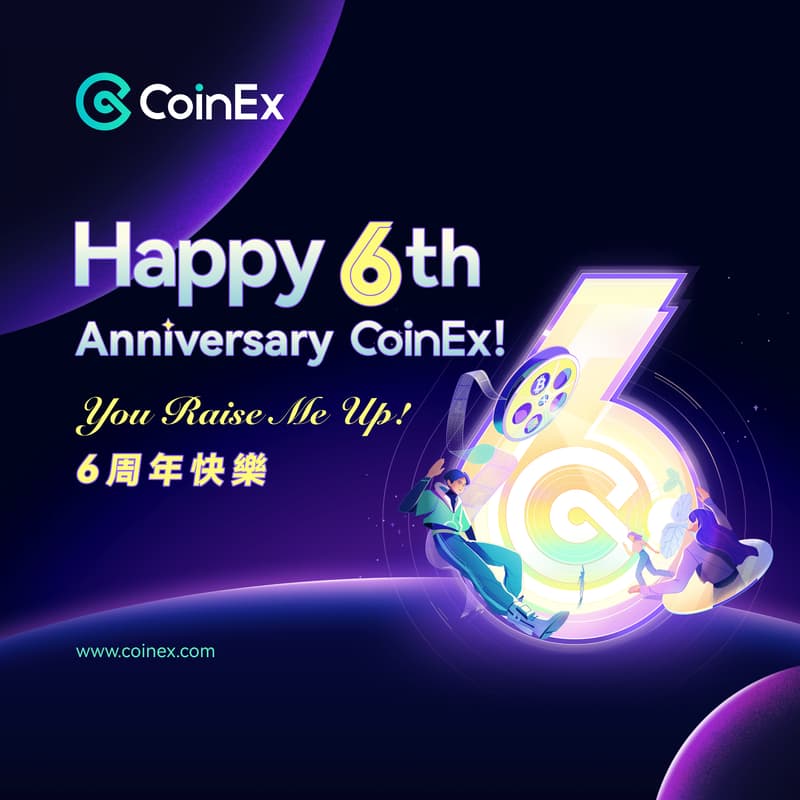 Cover Image for 🎉 Celebrate with Us: CoinEx’s 6th Anniversary Bash!