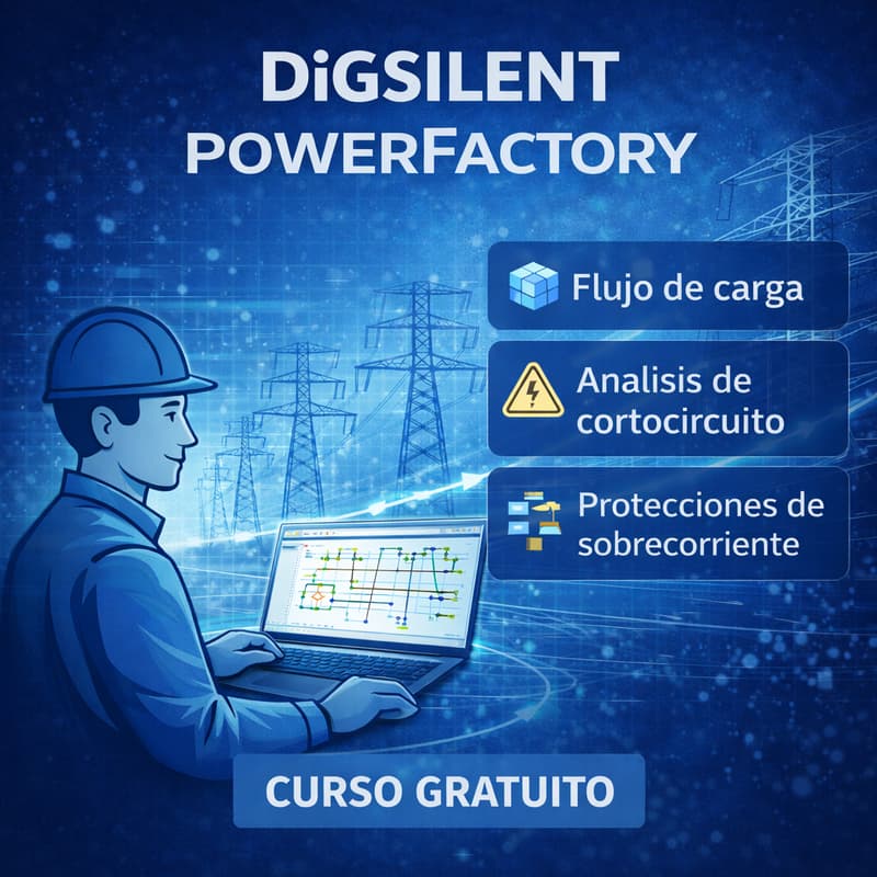 Cover Image for Taller gratuito | Estudios eléctricos en DIgSILENT PowerFactory