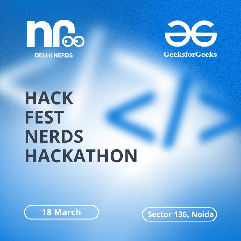 Cover Image for Hack Fest Nerds Hackathon