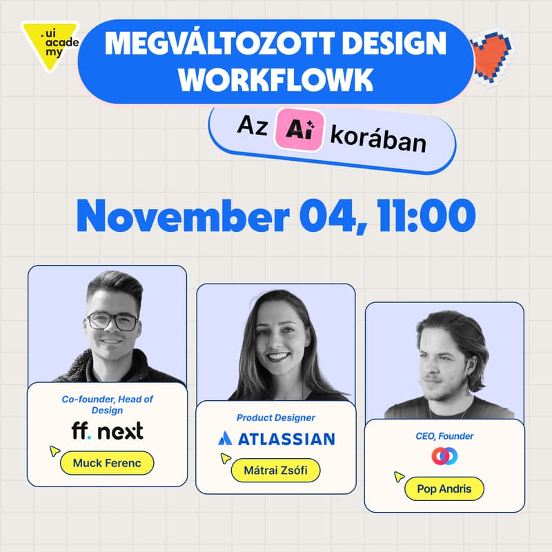 Cover Image for UI Academy: Ingyenes AI webinar Designereknek