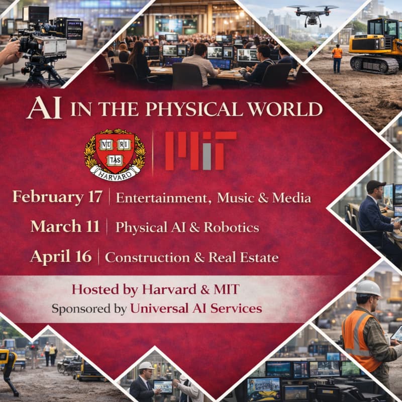 Cover Image for AI in the Physical World: An MIT × Harvard Three-Part Series