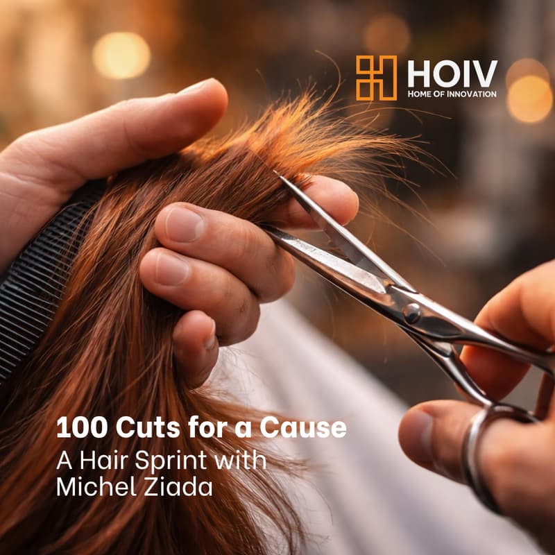 Cover Image for 100 Cuts for a Cause: A Hair Sprint with Michel Ziada at HOIV