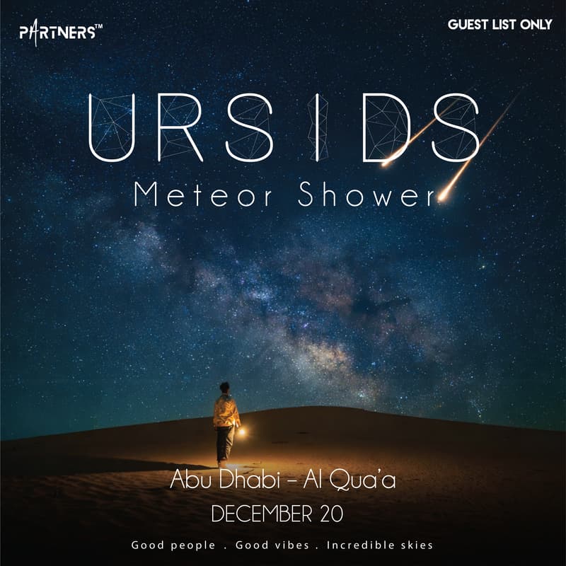 Cover Image for Ursids Meteor Shower Camping Night | Al Qua’a Abudhabi