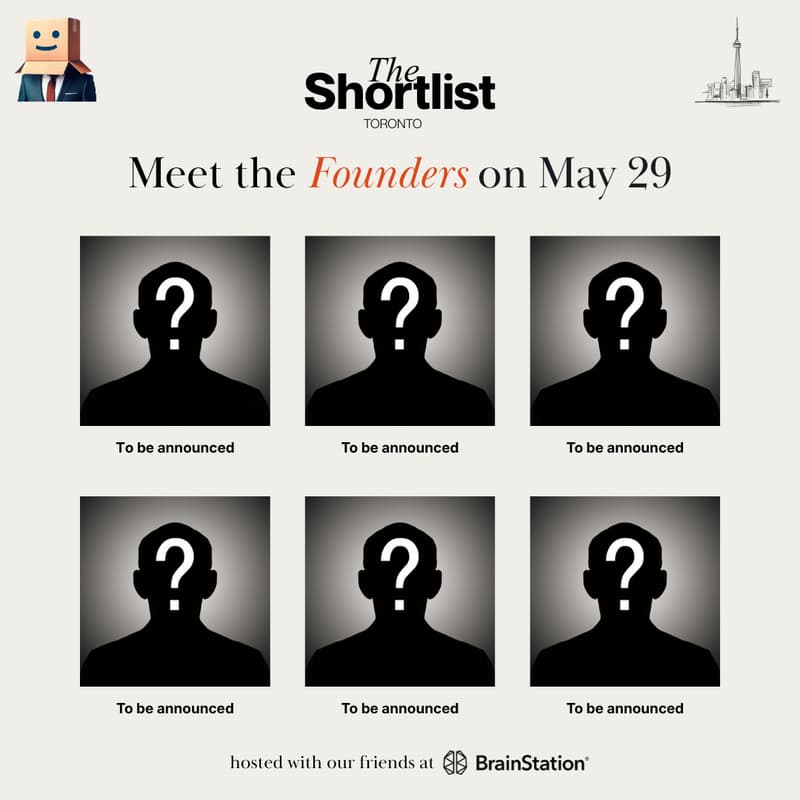Cover Image for The Shortlist Founder Showcase: Presented by Boardy (Toronto Edition)