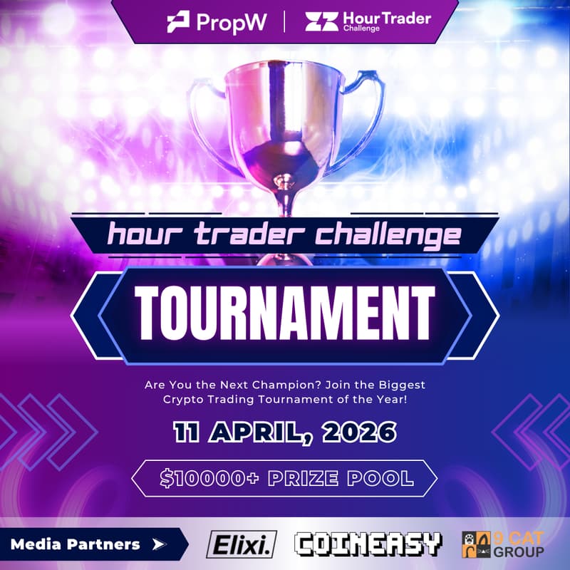 ✨ PropW Hour Trader Premiere : $5K Crypto Live Trading & Exclusive Traders Meetup ✨의 커버 이미지
