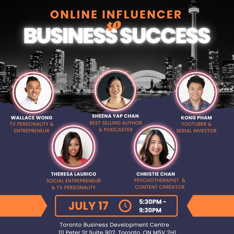 Cover Image for From Online Creator To Business Success - By Asian Hustle Network & ANC