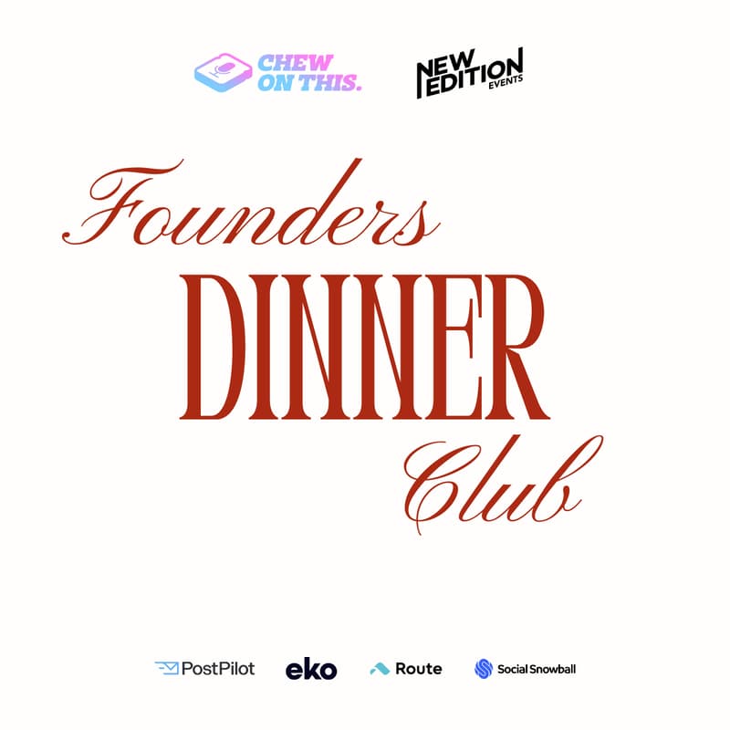 Cover Image for Founders Dinner Club