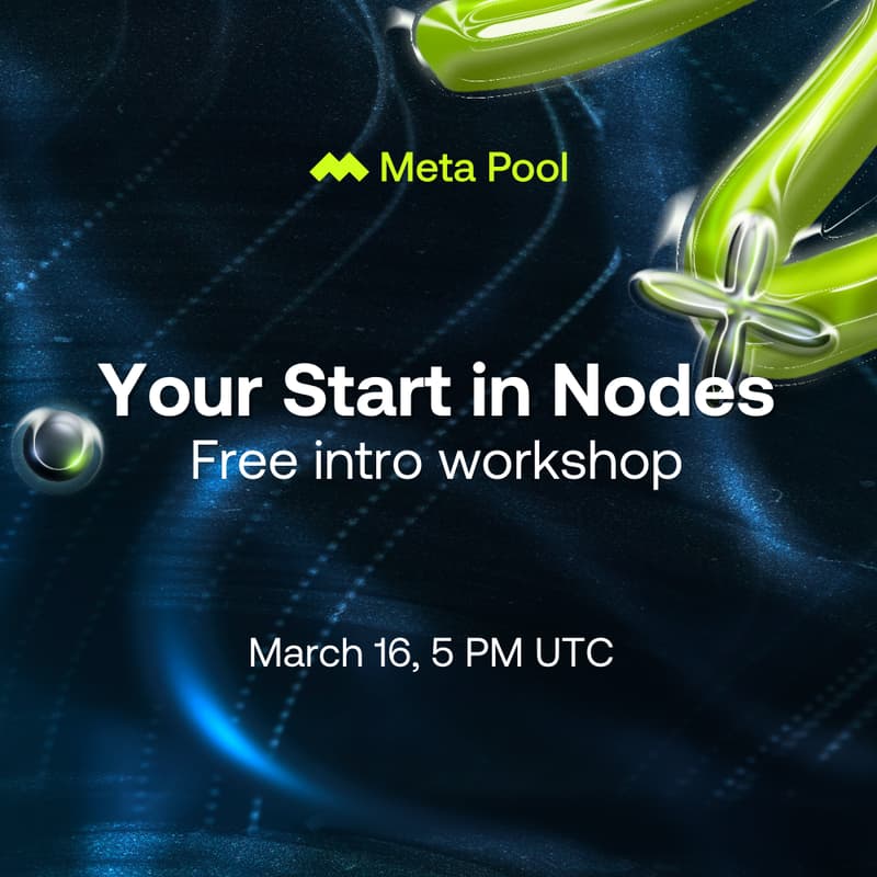 Cover Image for Workshop: Your Start in Nodes