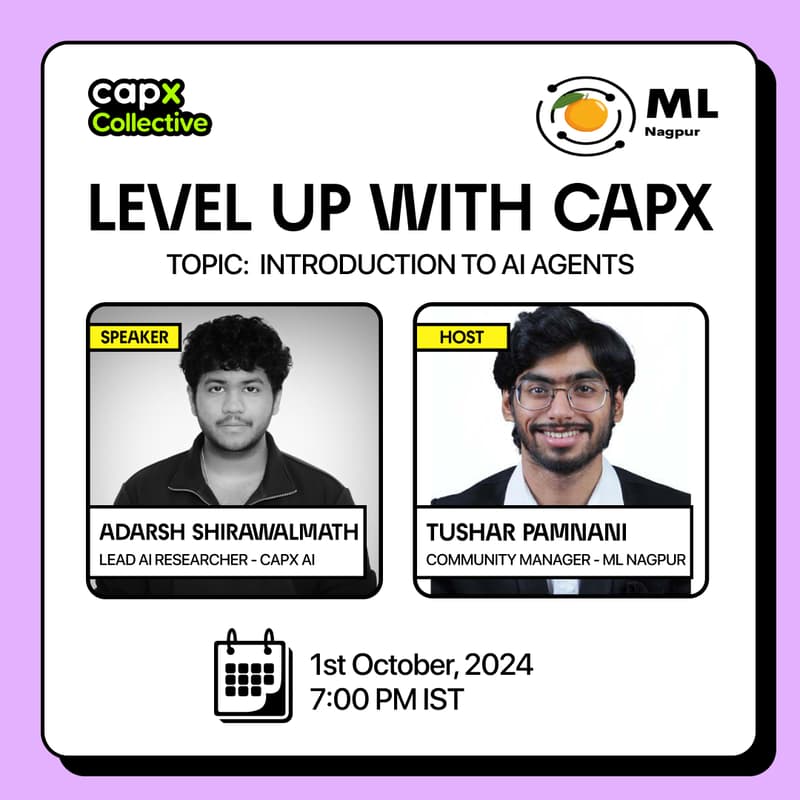 Cover Image for Level Up with Capx <> ML Nagpur