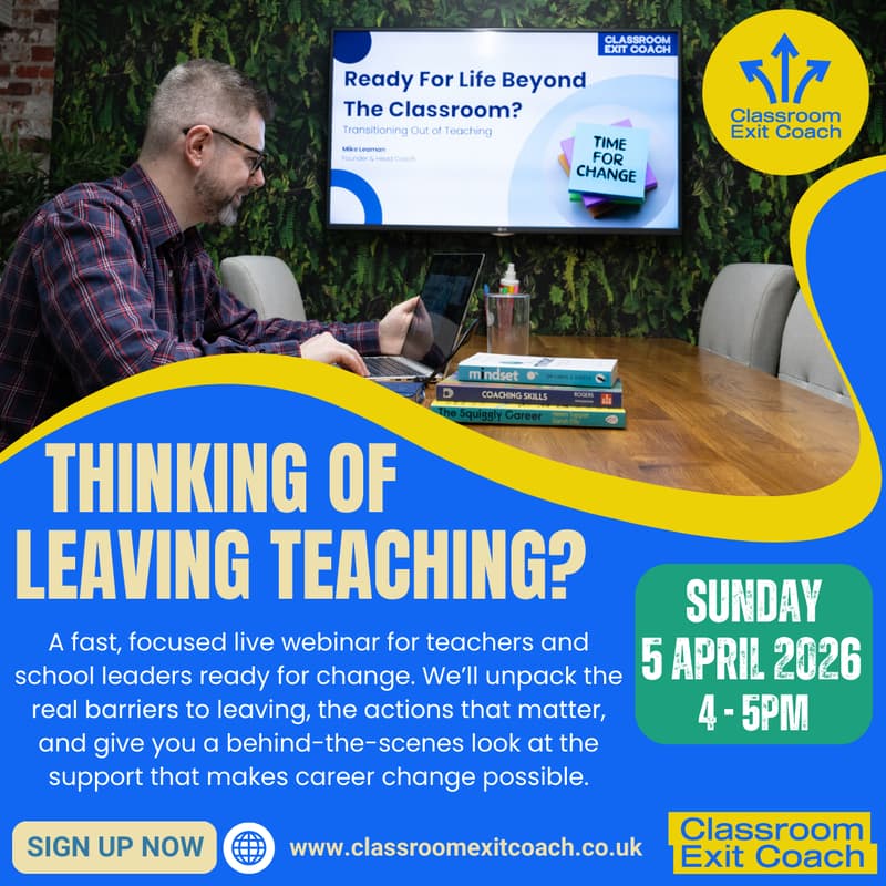 Cover Image for Thinking Of Leaving Teaching?