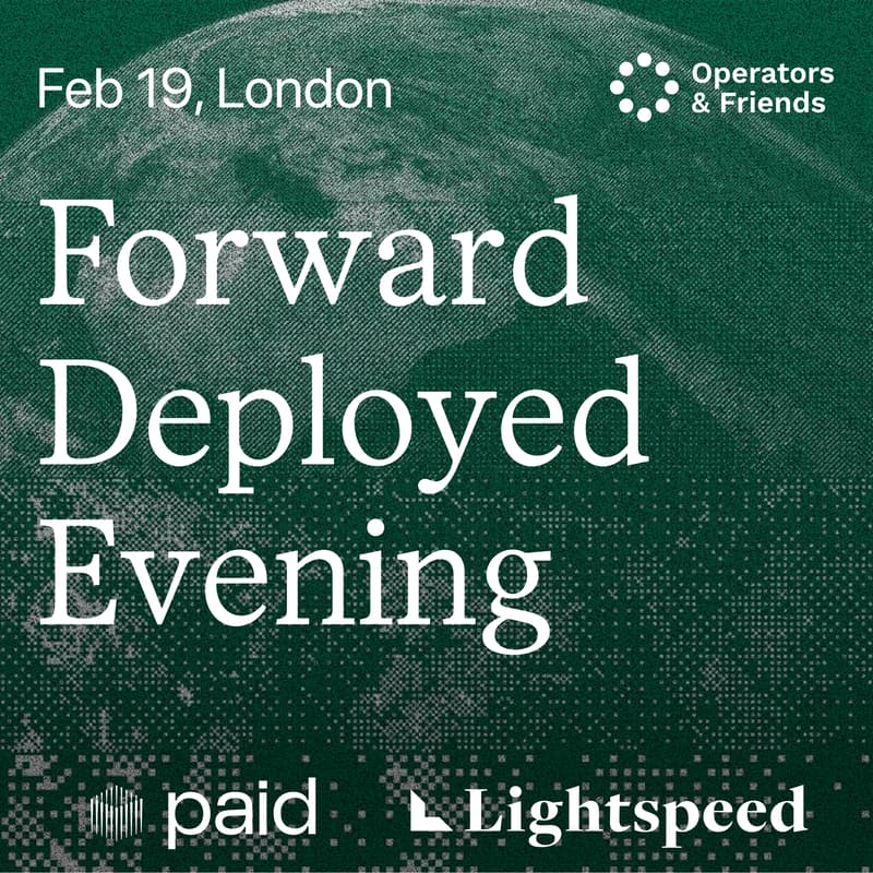 Cover Image for Forward Deployed Evening