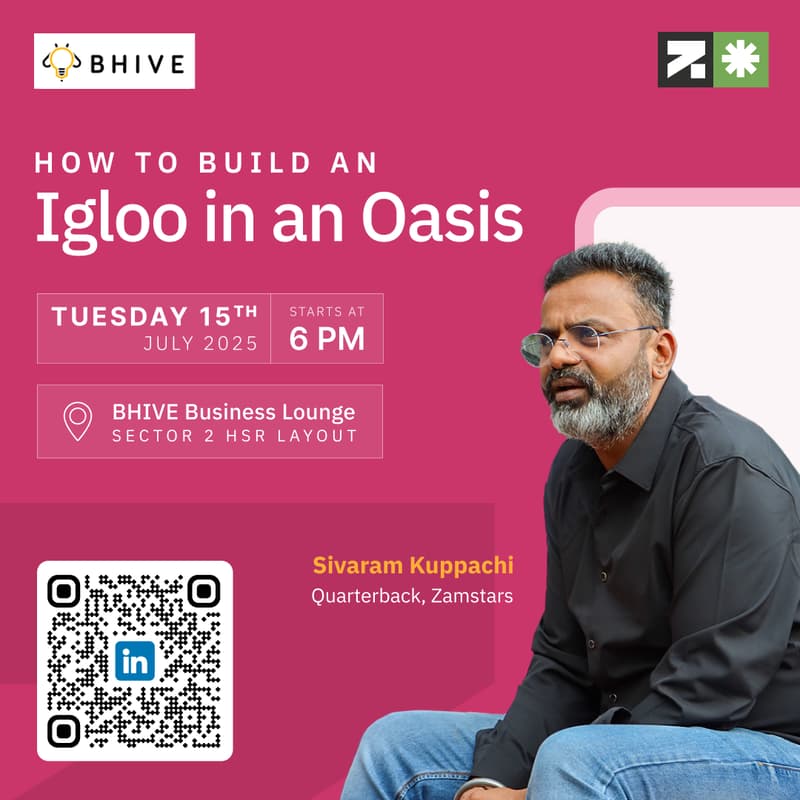 Cover Image for How to Build an Igloo in an Oasis by Sivaram Kuppachi