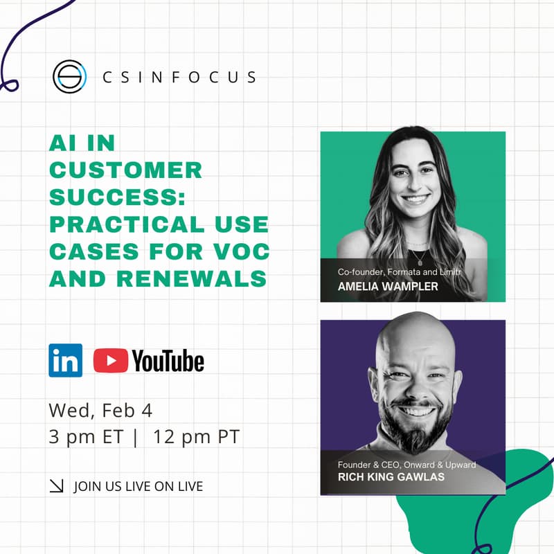 Cover Image for AI in Customer Success: Practical Use Cases for VOC and Renewals