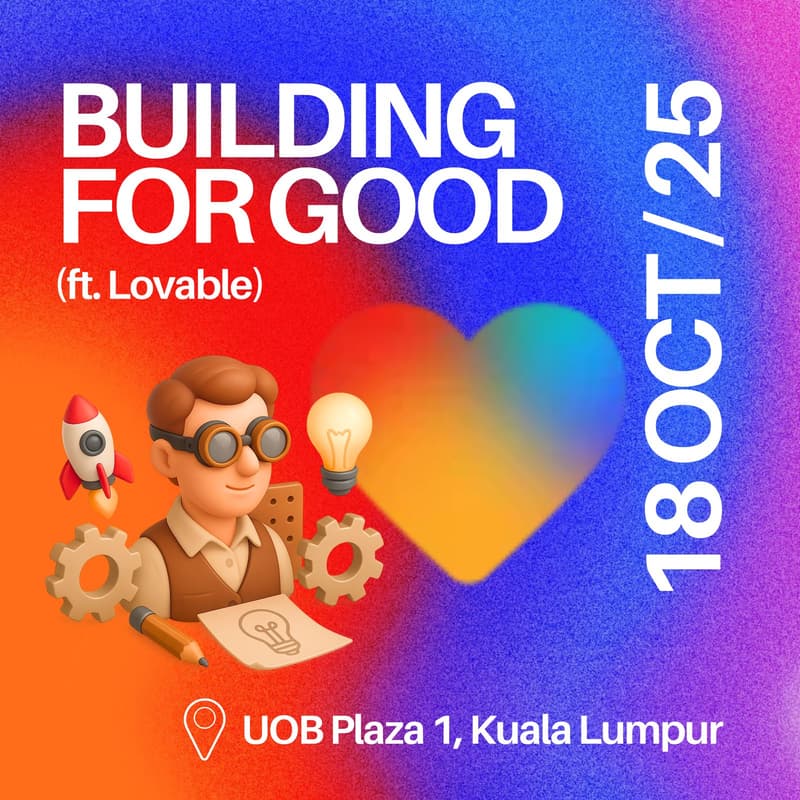 Cover Image for 🌟 Building for Good (ft. Lovable)
