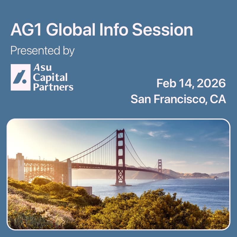 Cover Image for AG1 Global Info Session @ San Francisco