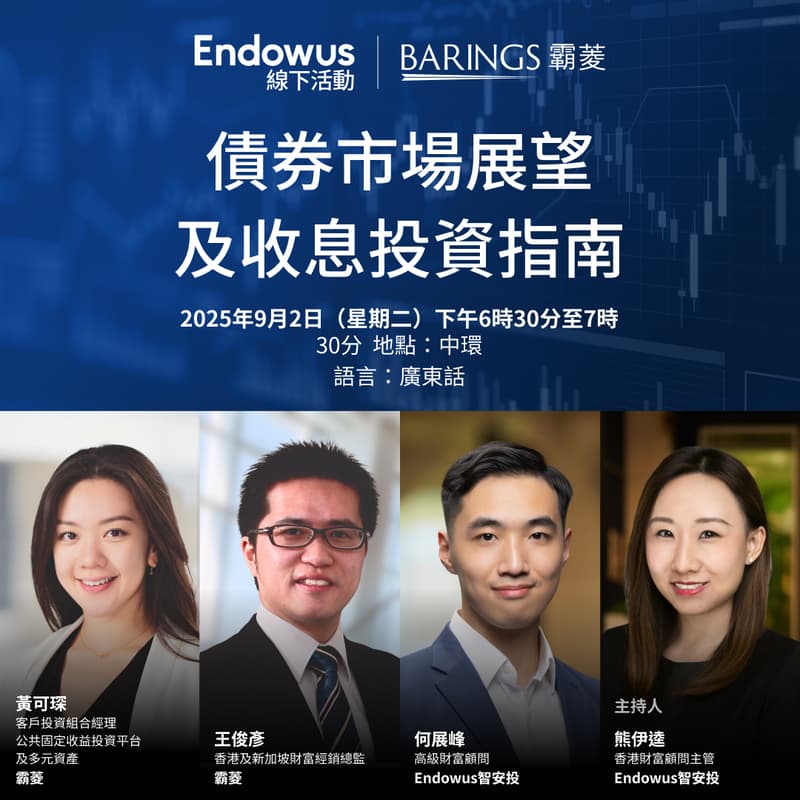 Cover Image for 霸菱資管 x Endowus|債券市場展望及收息投資指南