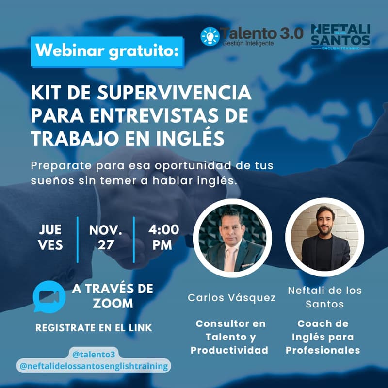 Cover Image for KIT DE SUPERVIVENCIA PARA ENTREVISTAS DE TRABAJO EN INGLÉS