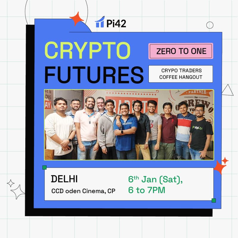 Cover Image for Crypto Traders’ Hangout - New Delhi (CP)