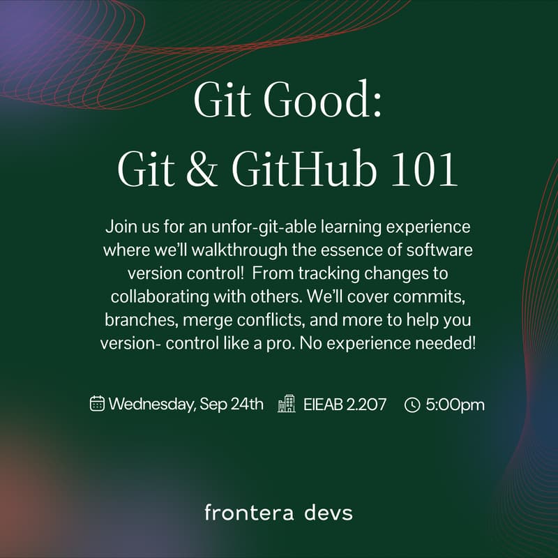 Git Good: Git & Github Workshop · Luma