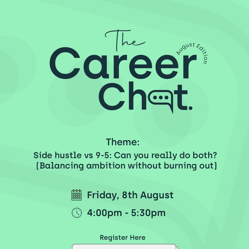 Cover Image for Career Chat : Side Hustle vs 9-5 Can You Really Do Both?