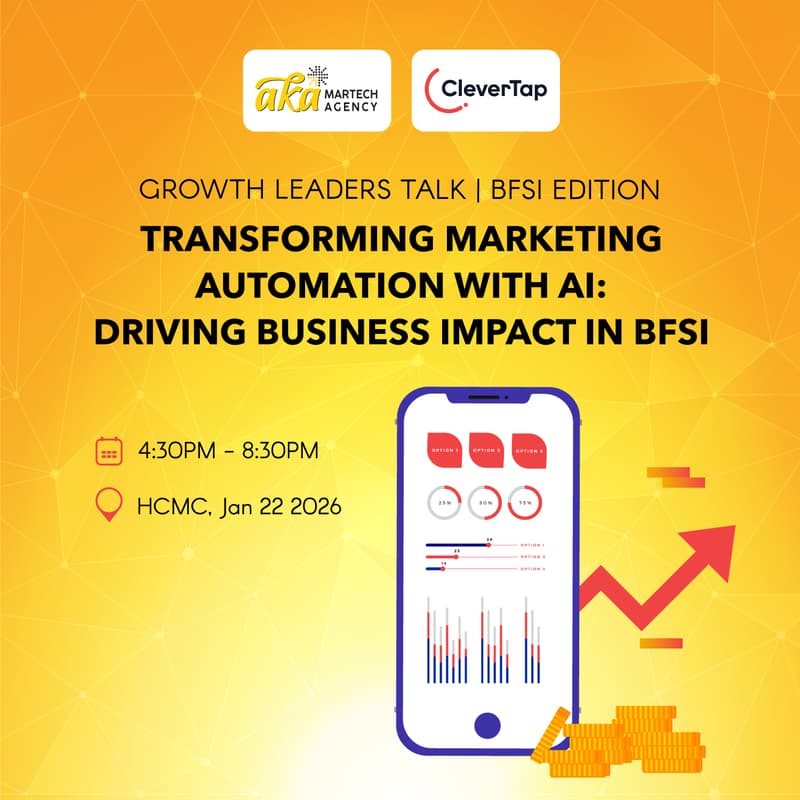 Cover Image for Growth Leaders Talk | BFSI Edition: Transforming Marketing Automation with AI: Driving Business Impact in BFSI