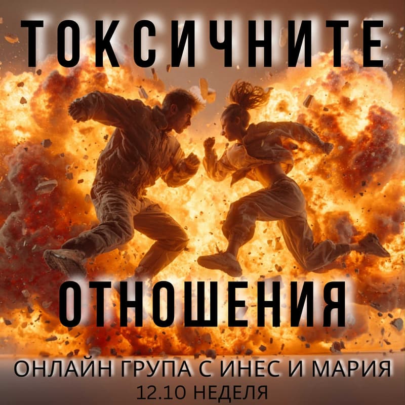 Cover Image for Пътят на пеперудата: Токсичните отношения - онлайн психотерапевтична група с Инес и Мария