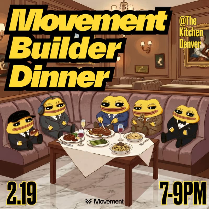 Cover Image for Movement Builder Dinner @ ETHDenver