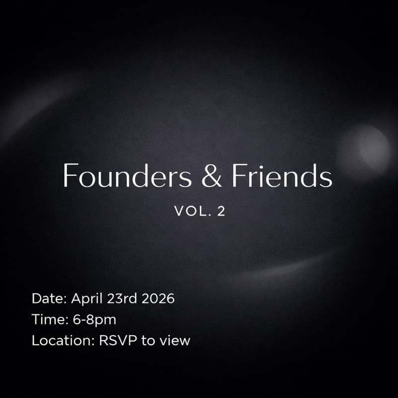 Cover Image for Founders & Friends