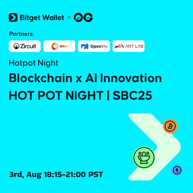 Cover Image for Bitget Wallet AI+Web3 | HOT POT NIGHT | SBC25
