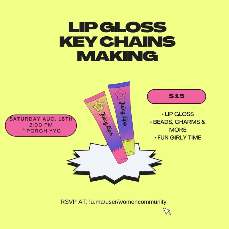 Cover Image for Lip Gloss Keychain Party